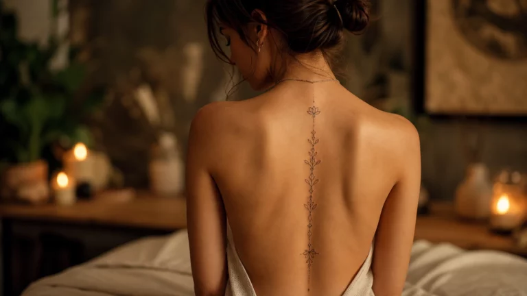 Tatouage colonne vertébrale