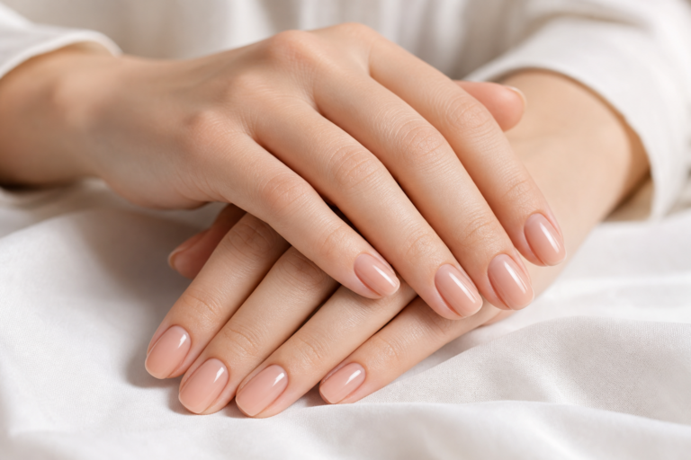 manucure nude élégante